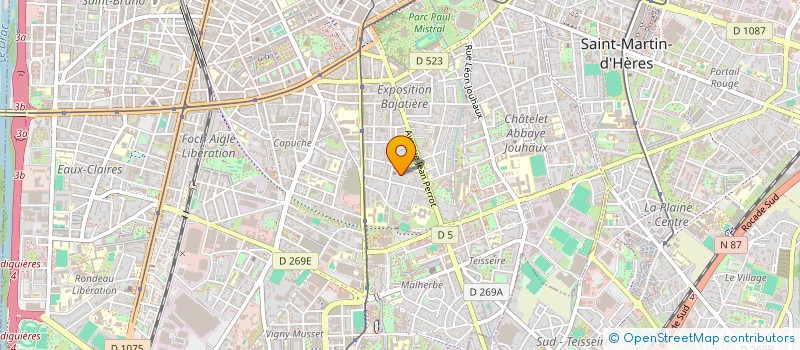 localisation de l'entreprise MONSIEUR KHALED OTHMAN  GRENOBLE