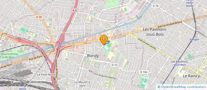 localisation de l'entreprise MONSIEUR KHALED OUADI  BONDY