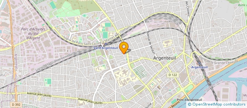 localisation de l'entreprise MONSIEUR KHALED OUERCHEFANI à ARGENTEUIL