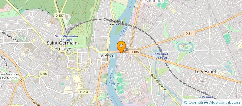 localisation de l'entreprise MONSIEUR KHALED OUERGHI  LE PECQ