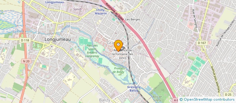 localisation de l'entreprise MONSIEUR KHALED RABAA  CHILLY-MAZARIN