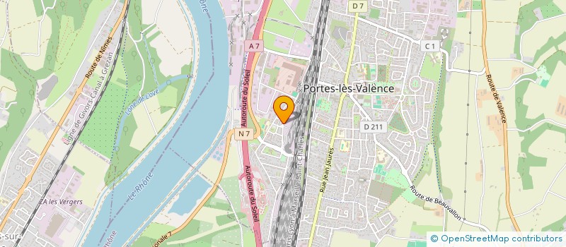 localisation de l'entreprise MONSIEUR KHALED REBAI  PORTES LES VALENCE