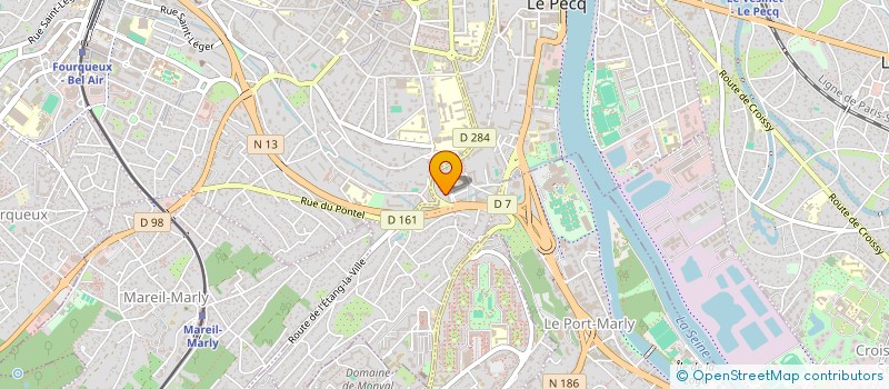 localisation de l'entreprise MONSIEUR KHALED REMMANE  LE PECQ