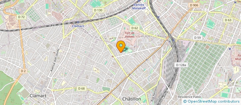 localisation de l'entreprise MONSIEUR KHALED REZOUANE  CHATILLON