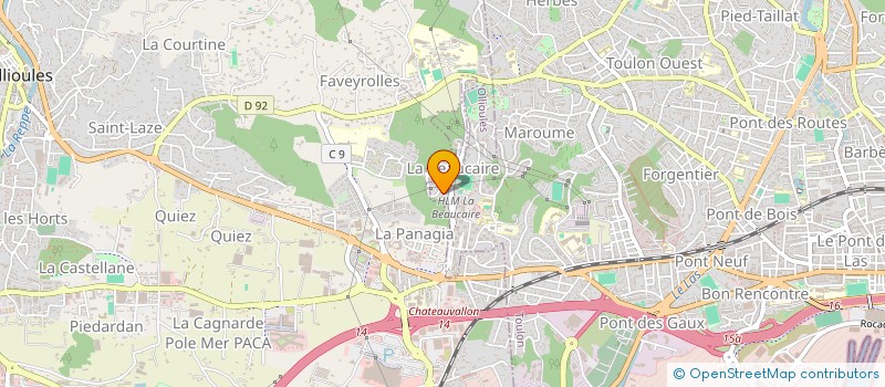 localisation de l'entreprise MONSIEUR KHALED SAADAOUI  TOULON