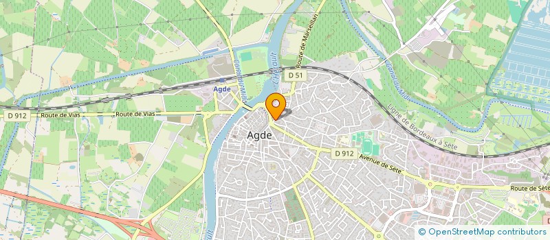 localisation de l'entreprise MONSIEUR KHALED SAADONI  AGDE