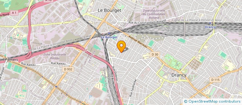 localisation de l'entreprise MONSIEUR KHALED SADI  DRANCY