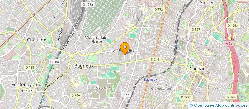 localisation de l'entreprise MONSIEUR KHALED SAHLI à BAGNEUX