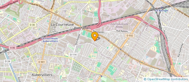 localisation de l'entreprise MONSIEUR KHALED SAHNOUN à LA COURNEUVE