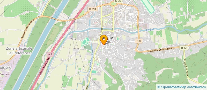 localisation de l'entreprise MONSIEUR KHALED SAMOUR  BOLLENE