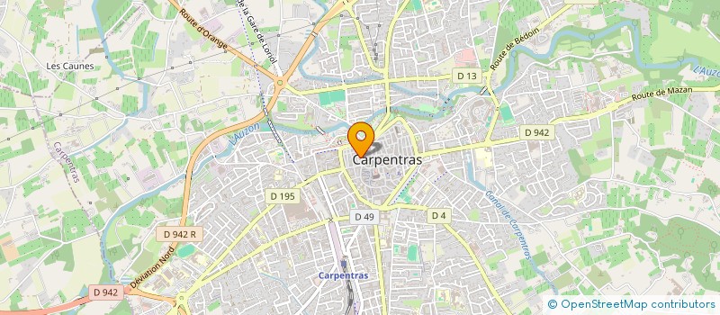 localisation de l'entreprise MONSIEUR KHALED SASSI  CARPENTRAS