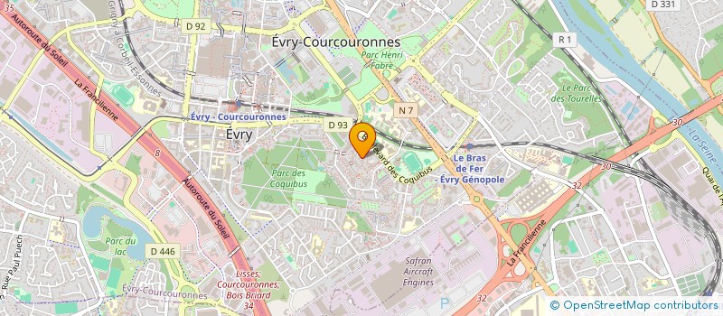 localisation de l'entreprise MONSIEUR KHALED SEDRATI à EVRY-COURCOURONNES