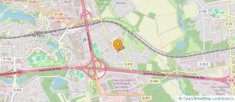localisation de l'entreprise MONSIEUR KHALED SEHRANE à COLLEGIEN