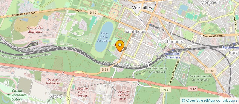 localisation de l'entreprise MONSIEUR KHALED SOUALMI à VERSAILLES