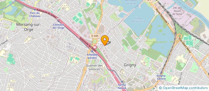 localisation de l'entreprise MONSIEUR KHALED SOUFAL  GRIGNY