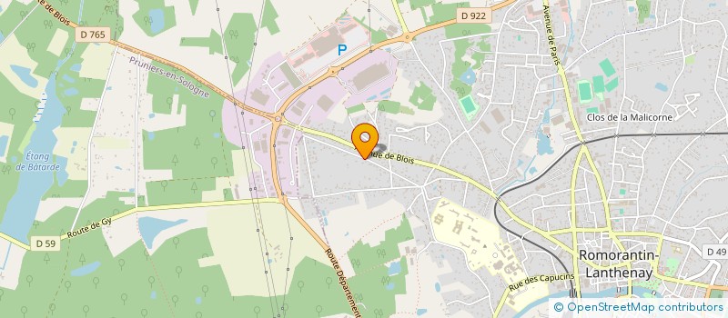 localisation de l'entreprise MONSIEUR KHALED SOUISSI à ROMORANTIN-LANTHENAY