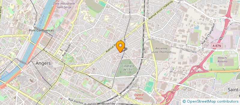 localisation de l'entreprise MONSIEUR KHALED SOW à ANGERS