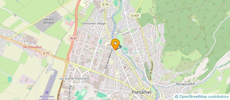 localisation de l'entreprise MONSIEUR KHALED TABOUNOUTE  PONTARLIER