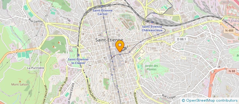 localisation de l'entreprise MONSIEUR KHALED TOUHARI  SAINT-ETIENNE