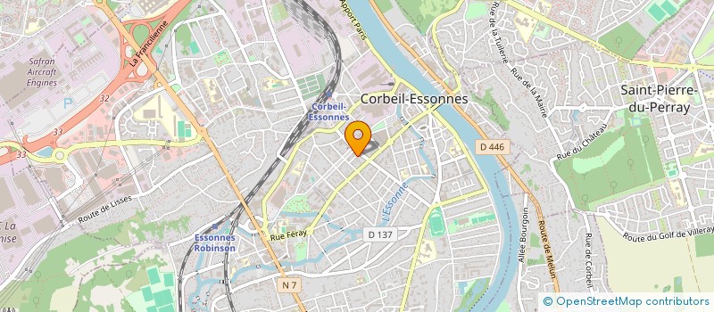 localisation de l'entreprise MONSIEUR KHALED TOUMI à CORBEIL-ESSONNES