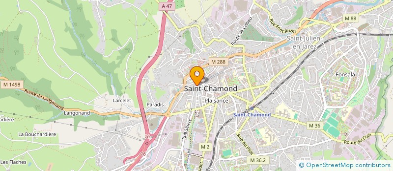 localisation de l'entreprise MONSIEUR KHALED WAFI à SAINT-CHAMOND