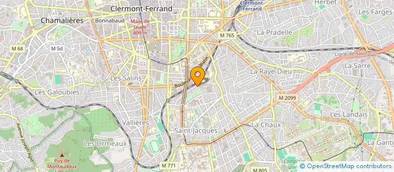 localisation de l'entreprise MONSIEUR KHALED YOUNES  CLERMONT-FERRAND