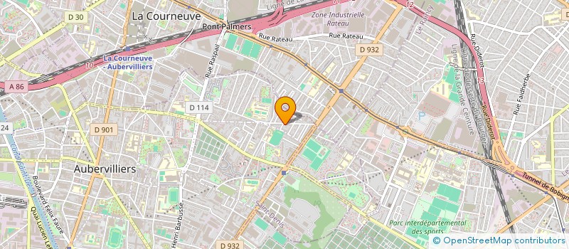 localisation de l'entreprise MONSIEUR KHALED ZAIDI  AUBERVILLIERS