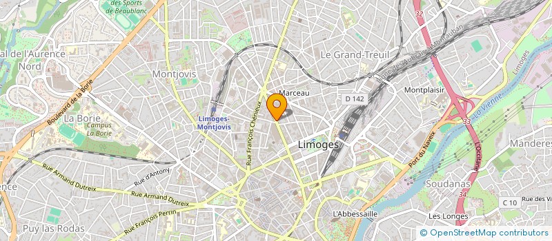 localisation de l'entreprise MONSIEUR KHALED ZAREB à LIMOGES