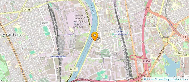 localisation de l'entreprise MONSIEUR KHALED ZEBLI  ALFORTVILLE