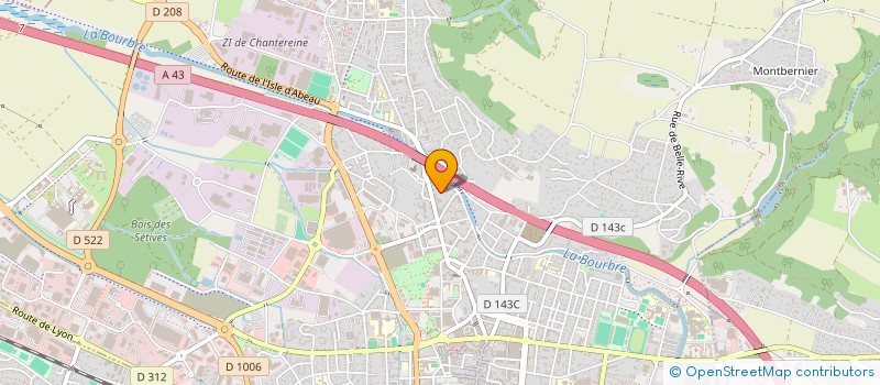 localisation de l'entreprise MONSIEUR KHALED ZIDANI  BOURGOIN-JALLIEU