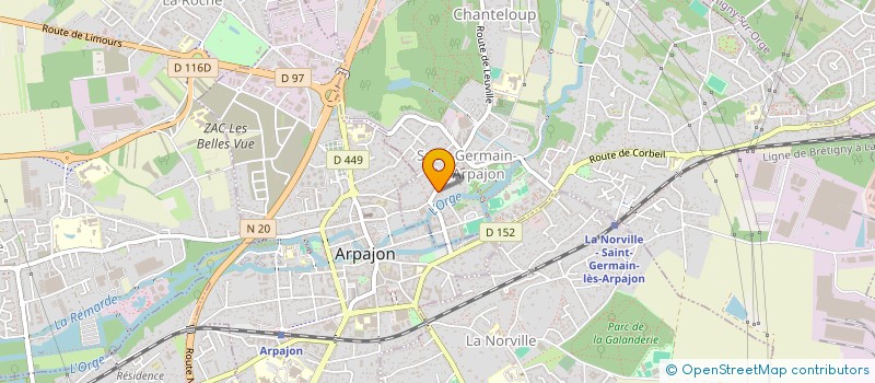 localisation de l'entreprise MONSIEUR KHALED ZIOUCHE à SAINT-GERMAIN-LES-ARPAJON
