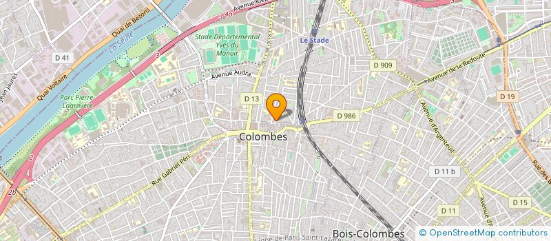 localisation de l'entreprise MONSIEUR KHALED ZRAIKA à COLOMBES