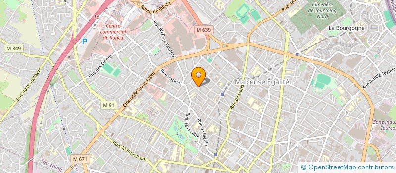 localisation de l'entreprise MONSIEUR KHALEF MAHMOUDI  ROUBAIX