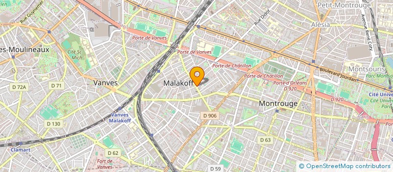 localisation de l'entreprise MONSIEUR KHALID ABDELMALEK  MALAKOFF