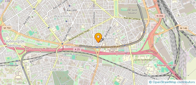 localisation de l'entreprise MONSIEUR KHALID ABDERRAFI à LILLE
