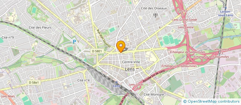 localisation de l'entreprise MONSIEUR KHALID ABIDI  LENS