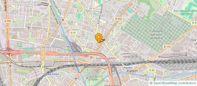 localisation de l'entreprise MONSIEUR KHALID ACHAHBO  AUBERVILLIERS