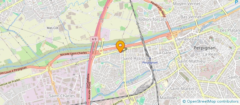 localisation de l'entreprise MONSIEUR KHALID ACHARAJ  PERPIGNAN