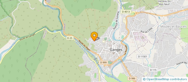 localisation de l'entreprise MONSIEUR KHALID AIT GALDAS  GANGES