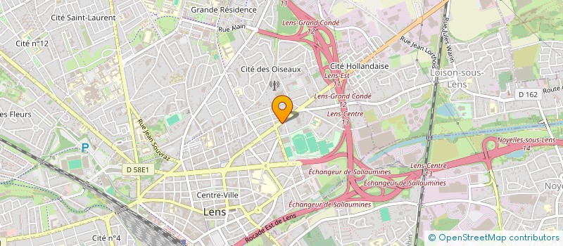 localisation de l'entreprise MONSIEUR KHALID AIT OUGRAM  LENS