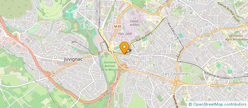 localisation de l'entreprise MONSIEUR KHALID ALLAOUI à MONTPELLIER