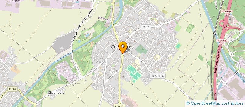 localisation de l'entreprise MONSIEUR KHALID ALOUANE à COURRIERES