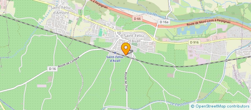 localisation de l'entreprise MONSIEUR KHALID AMMAR  SAINT FELIU D'AVALL