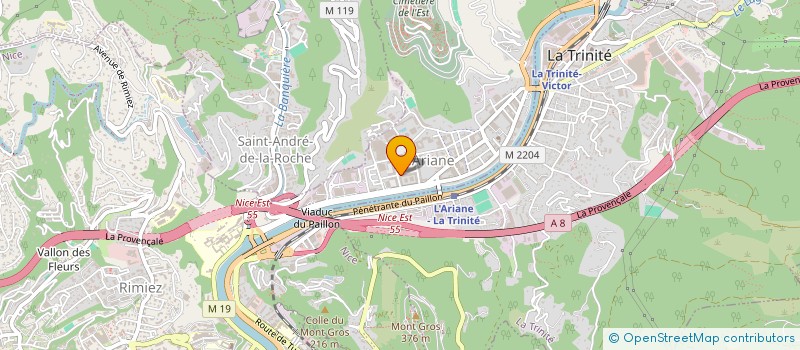 localisation de l'entreprise MONSIEUR KHALID AOULADHAJ à NICE