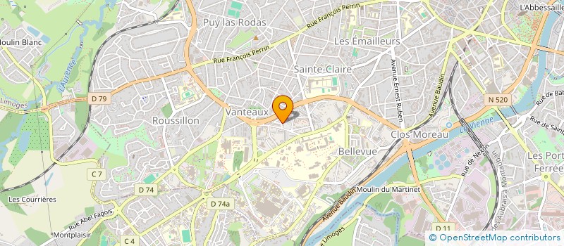 localisation de l'entreprise MONSIEUR KHALID AROUS à LIMOGES