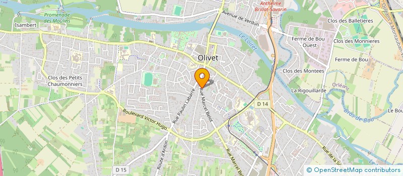 localisation de l'entreprise MONSIEUR KHALID ASSAHRAOUI à OLIVET