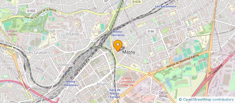 localisation de l'entreprise MONSIEUR KHALID ASSOU BEN MOHAMED à MASSY