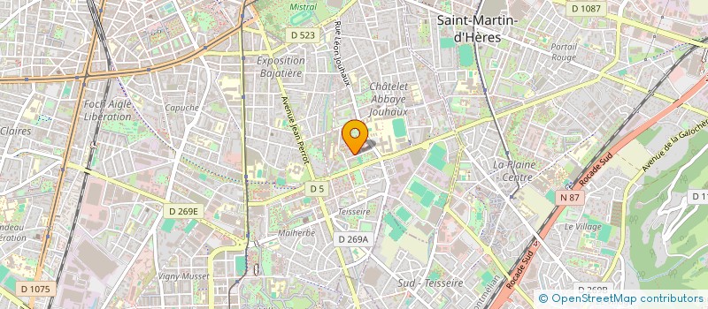 localisation de l'entreprise MONSIEUR KHALID ATTA à GRENOBLE