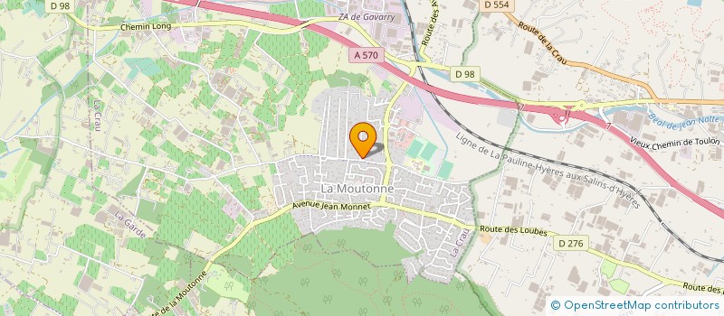 localisation de l'entreprise MONSIEUR KHALID AZZOUZI à LA CRAU