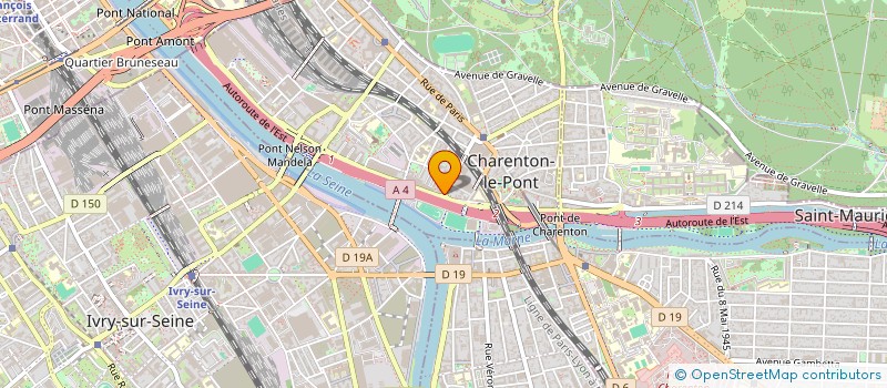 localisation de l'entreprise MONSIEUR KHALID BAHAMMA  CHARENTON-LE-PONT